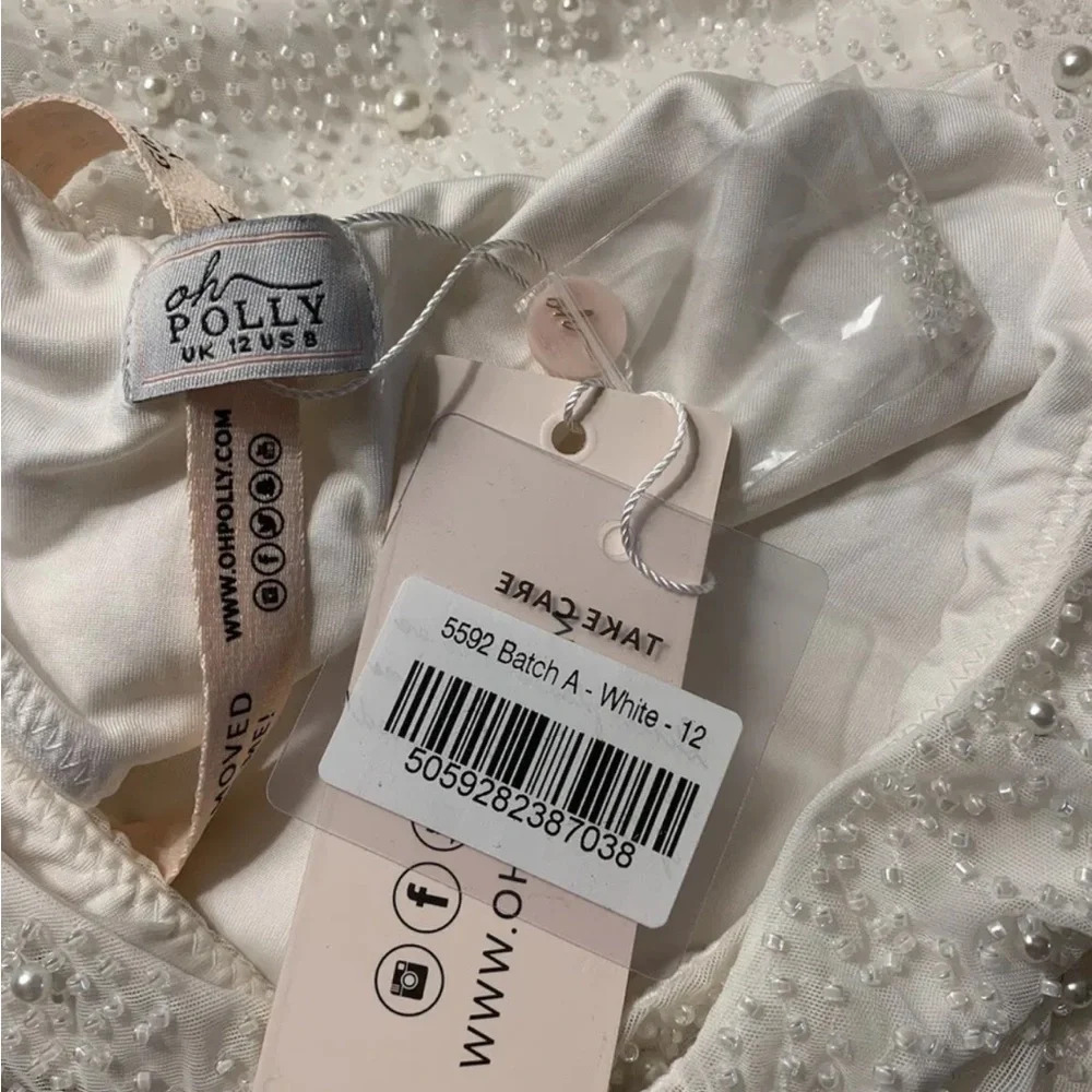 Oh Polly White Mini Dress - Picture 3 of 6